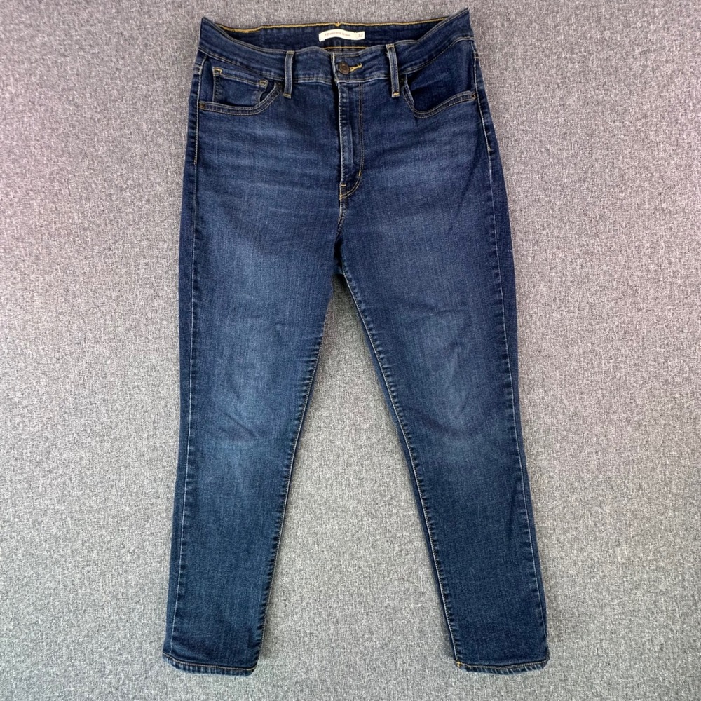 Levi's Jeans Womens 32 721 High Rise Skinny Dark Blue Stretch 3088-165-08/10/26